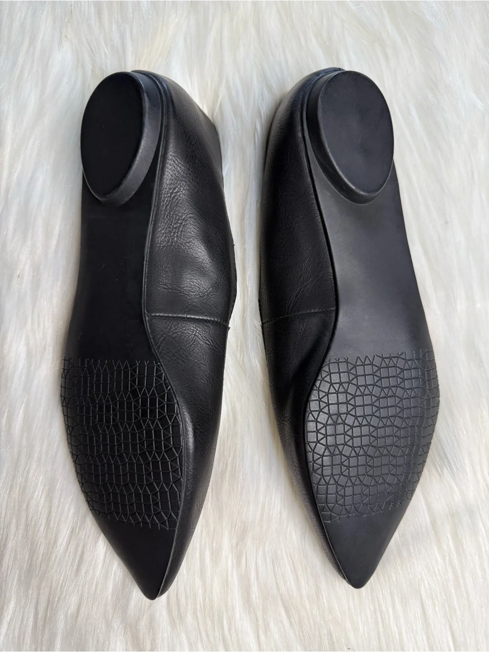 BP Nordstrom Black Pointed Toe Flats